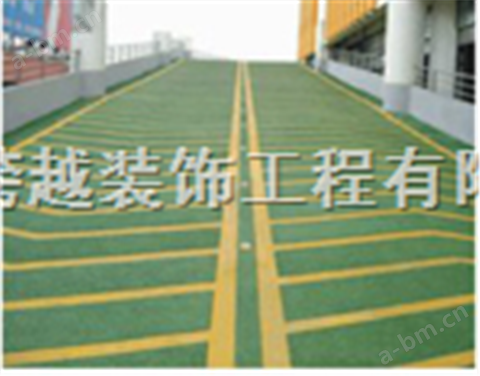 环氧树脂止滑跑道-杭州跨越环氧地坪地下车库